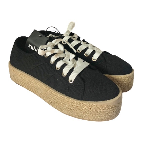 NWT Black Willow Espadrille Sneaker - Picture 1 of 7